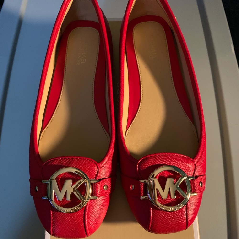 Michael Kors Fulton Moc Red 7